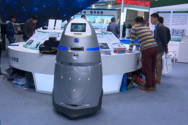 China’s policing robot: Cattle prod meets supercomputer